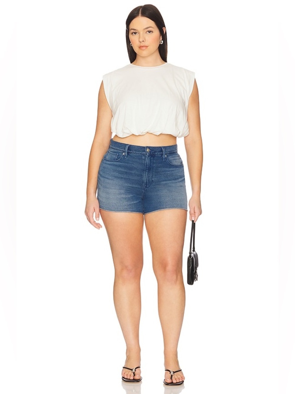 Jeanius Good '90s Shorts in Indigo900